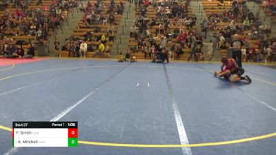 105 lbs Quarterfinal - Kaden Mitchell, Waukon Indian Wrestling vs Fischer Smith, Chippewa Elite Wrestling