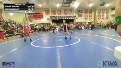 85 lbs 3rd Place - Hunter Jackson, Locust Grove Youth Wrestling vs Bowen Schubert, Chandler Takedown Club