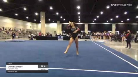 Emma Schrady - Floor, Flips USA #721 - 2021 USA Gymnastics Development Program National Championships