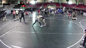 65 lbs 1st Place Match - Emma Florom, Pin For Win vs Isabella Mafnas, 2TG (Girls)