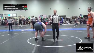 265 lbs Cons. Semi - Robert Collins, Abilene vs Hayden McCorgary, Ark City