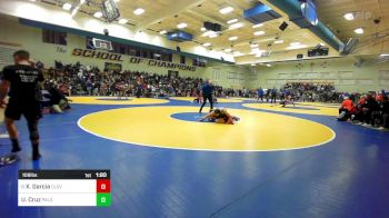 109 lbs Round Of 64 - Xavier Garcia, Clovis West vs Uriel Cruz, Paloma Valley