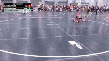 92-100 lbs Quarterfinal - Rachel Arnold, The Storm Wrestling Center vs Addison Coker, Mighty Warriors Wrestling Club