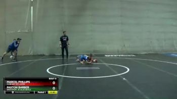 45 lbs Quarterfinal - Paxton Barber, Brockport Jr. Blue Devils vs Marcel Phillips, Club Not Yet Listed