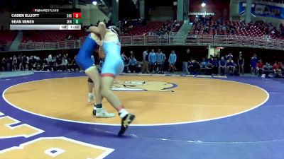 150 lbs Round 3 (4 Team) - Caden Elliott, Crismon High School vs Sean Mines, Seward