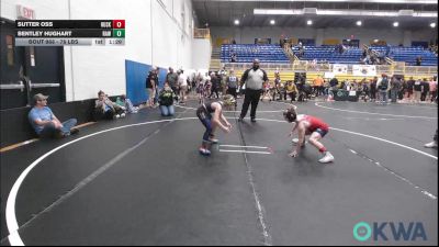 76 lbs Final - Sutter Oss, Huskey Wrestling Club vs Bentley Hughart, Raw Wrestling Club