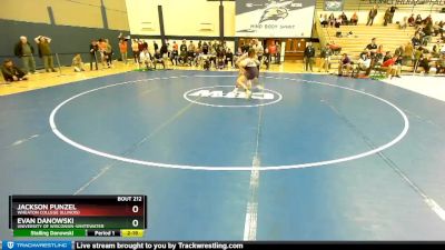 197 lbs Cons. Round 2 - Jackson Punzel, Wheaton College (Illinois) vs Evan Danowski, University Of Wisconsin-Whitewater