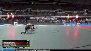 160 lbs Quarters & 1st Wb (16 Team) - Joshua Boykin, Lake Highland Prep vs Frankie Theroux, St. Anthony`s