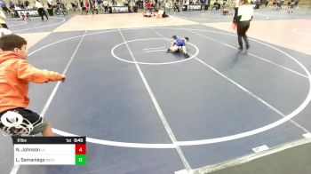 61 lbs Rr Rnd 2 - Noah Johnson, Lil Dons WC vs Luca Q Samaniego, Wesley WC