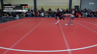 80 lbs Champ. Round 1 - Tate Weber, Hudson Pirate Elite vs Grayson Pilon, Monticello