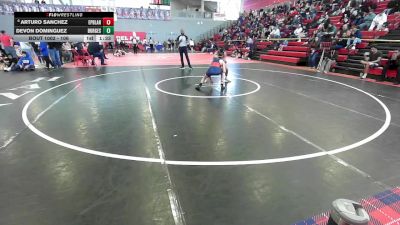 106 lbs Champ. Round 1 - Devon Dominguez, El Paso Burges vs Arturo Sanchez, El Paso Bel Air