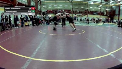 215 lbs Cons. Round 2 - Daniel Hoke, Graham vs Grant Silverfield, Lake Highland Prep