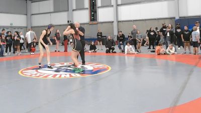 135 lbs Cons. Sub-semis - Avery Barbon, Moses Lake Wrestling Club vs Emma Cook, Silver Valley Wrestling Club