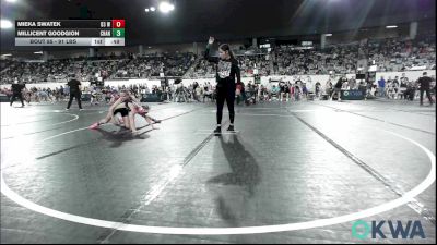 91 lbs Consi Of 8 #2 - Mieka Swatek, D3 Wrestling Cluib vs Millicent Goodgion, Chandler Takedown Club