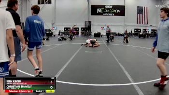 132 lbs Round 5 (8 Team) - Christian Snavely, Full Circle vs Ibby Kadri, South Side WC Blue