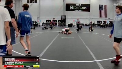 132 lbs Round 5 (8 Team) - Christian Snavely, Full Circle vs Ibby Kadri, South Side WC Blue