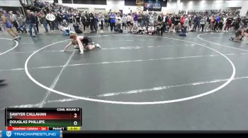 126 lbs Cons. Round 3 - Sawyer Callahan, IA vs Douglas Phillips, IL