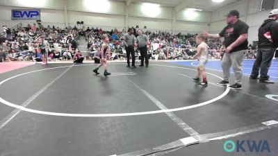 55 lbs Semifinal - Remington Shearburn, Spartan Wrestling Fort Smith vs Luke Sandlin, Vian Wrestling Club