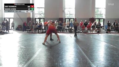 285 lbs Round Of 32 - Joey Schneck, Maryland vs Mason Ayers, The Citadel