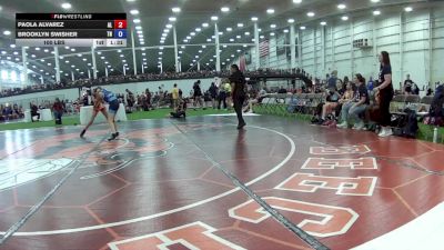 100 lbs Paola Alvarez, Alabama vs Brooklyn Swisher, Tennessee