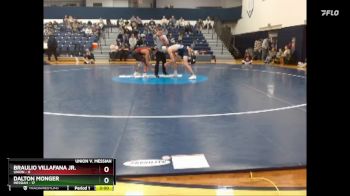 149 lbs Finals (2 Team) - Dalton Monger, Messiah vs Braulio Villafana Jr., Union
