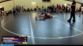 120 lbs Cons. Round 4 - Richard Rogers, Franklin Central Wrestling Club vs Logan Haney, Bulldog Premier Wrestling Club