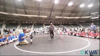40 lbs Rr Rnd 2 - Lane Carrier, Raw Wrestling Club vs Amos Boyd, Harrah Little League Wrestling