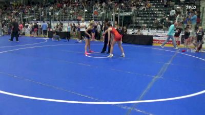 105 lbs Cons. Sub-semis - Scarlett Reiter, Immortal Athletics Wrestling Club vs Kylie Dwyer, Caveman Wrestling