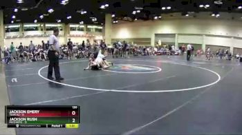 120 lbs Round 6 (8 Team) - Jackson Emery, Team Ali vs Jackson Rush, PECO Boys