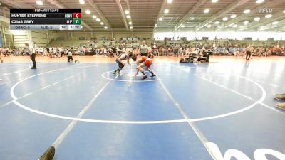132 lbs Rr Rnd 1 - Hunter Steffens, OBWC White vs Ozias Grey, Alien UFO