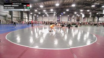132 lbs Rr Rnd 1 - Mackenzy Brennan, OBWC Scarlet vs ABBI BOWMAN, PA Legends