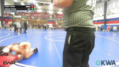 106 lbs Rr Rnd 1 - Josey Jones, Skiatook Youth Wrestling vs Mekko Stites, Berryhill Wrestling Club