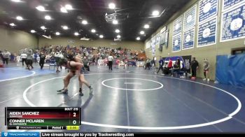 120 lbs Cons. Round 3 - Conner McLaren, El Diamannte vs Aiden Sanchez, Sunnyside