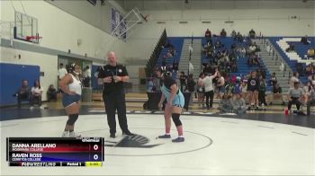 207 lbs Semifinal - Danna Arellano, Moorpark College vs Raven Ross, Cerritos College