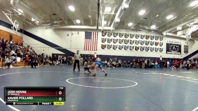 113 lbs Cons. Round 5 - Josh Novak, St. Ignatius vs Xavier Pollard, Louisville