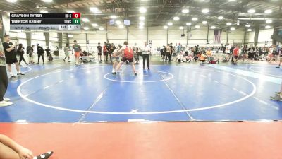 230 lbs Round Of 16 - Grayson Tyrer, NC Gold - MS vs Trenton Kenny, TDWC Maniacs Blue - MS