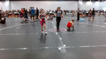 80 lbs Round 3 (3 Team) - Norah Calhoun, Team Mat Clash vs Bristol Pope, Rising Kingz