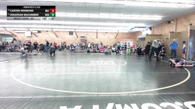 85 lbs Quarterfinal - Carter Redmond, Milford vs Jonathan Macumber, Sherburne