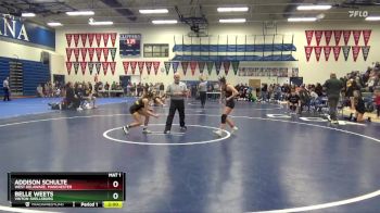 100 lbs Quarterfinal - Addison Schulte, West Delaware, Manchester vs Belle Weets, Vinton-Shellsburg