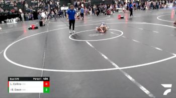 71-78 lbs Cons. Semi - Brody Dawe, Burwell Wrestling vs Luke Collins, Wray Wrestling Club