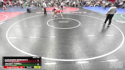 140 lbs Quarterfinal - Vincent Tyrrell, Ukiah High School vs Alexander Berkowitz, Redwood High School