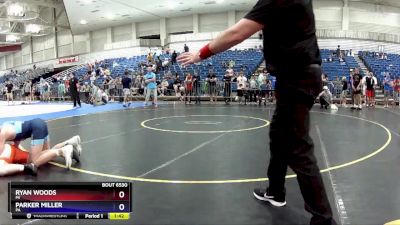 138 lbs Cons. Round 3 - Ryan Woods, MI vs Parker Miller, PA