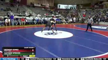 5A 160 lbs Champ. Round 1 - Matthew Spencer, Sylvan Hills vs Anthony Gomez, Searcy High