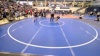 100 lbs Consolation - Keggun Carson, Fayetteville Youth Wrestling Club vs Davin Renick, Honey Badgers Wrestling Club