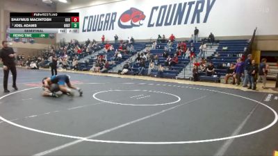 157 lbs Semifinal - Joel Adams, Oregon State vs Shaymus Macintosh, Clackamas Community College