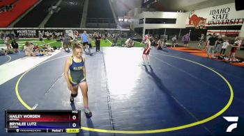 125 lbs Cons. Semi - Hailey Worden, Nevada vs Brynlee Lutz, Alaska