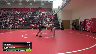 190 lbs Quarterfinal - Eric Lufi, Willoughby South vs Quinn Gorman, Aurora