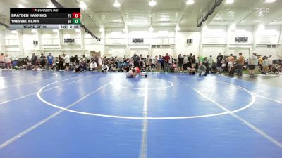 125 lbs Round Of 16 - Brayden Hanning, PA vs Tressel Blair, OH