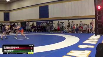 285 lbs Quarters & Wb (16 Team) - Brian Morel, Coast Guard vs Thomas Goodwin, Williams College