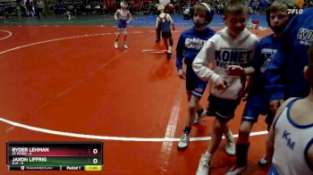 60 lbs Semis (4 Team) - Jaxon Liffrig, K-M vs Ryder Lehman, St. Peter